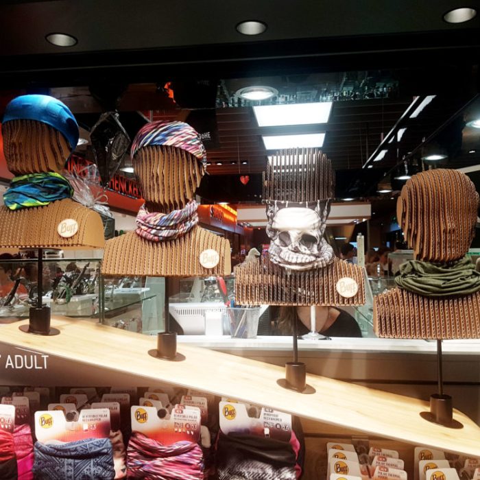 Cardboard heads for Original Buff